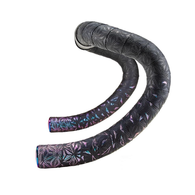 Supacaz Nastro Manubrio Sticky kush Starfade Nero/oil slick