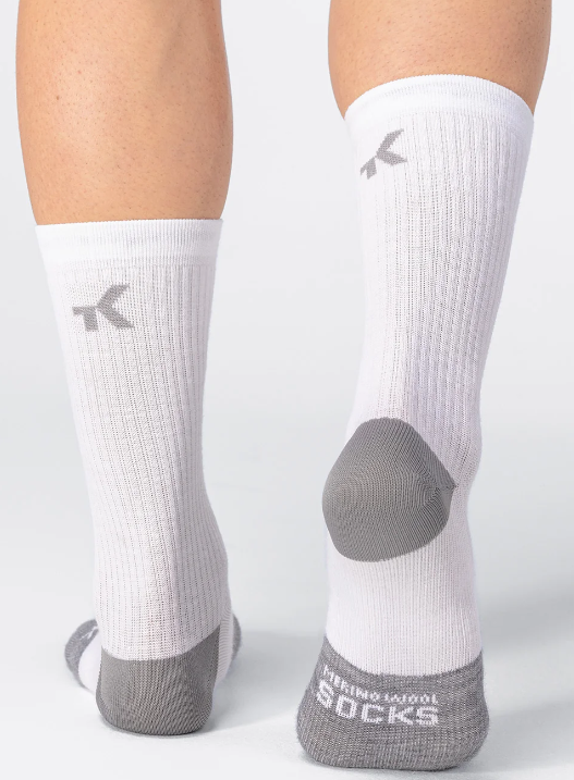 Chaussettes d'hiver Gobik en mérinos couleur charbon