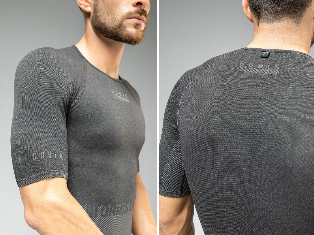 Gobik Maglia Intima Manica Corta Limber Skin Basalt