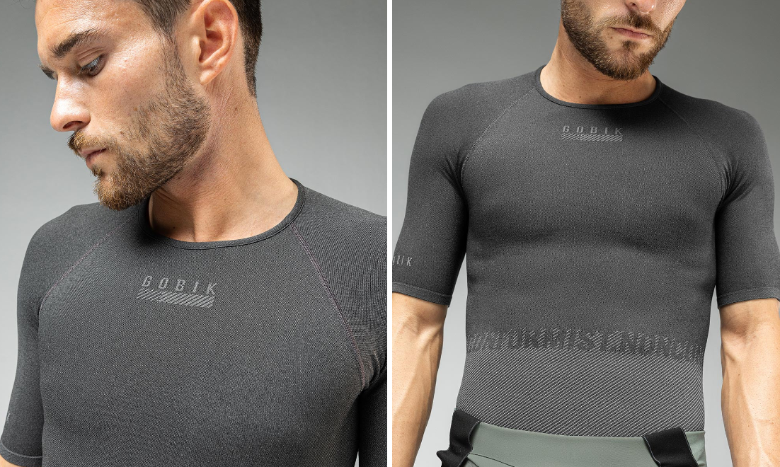 Gobik Maglia Intima Manica Corta Limber Skin Basalt