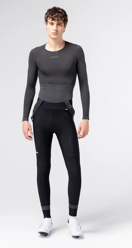 Gobik Maglia Intima Manica Lunga Limber Skin Basalt