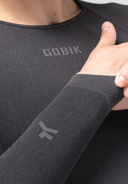 Gobik Maglia Intima Manica Lunga Limber Skin Basalt