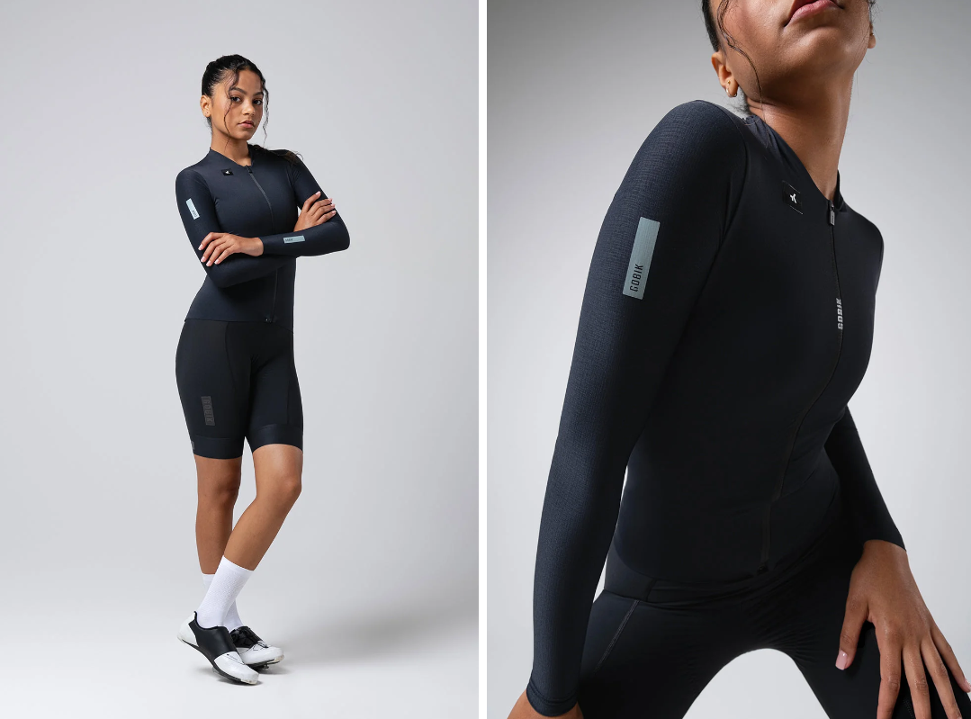 Gobik Maglia Manica Lunga Avalon Ink Nero