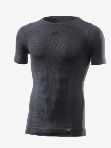 Sixs Intimo Maglia A Maniche Corte TS1L Nero Dark Grey
