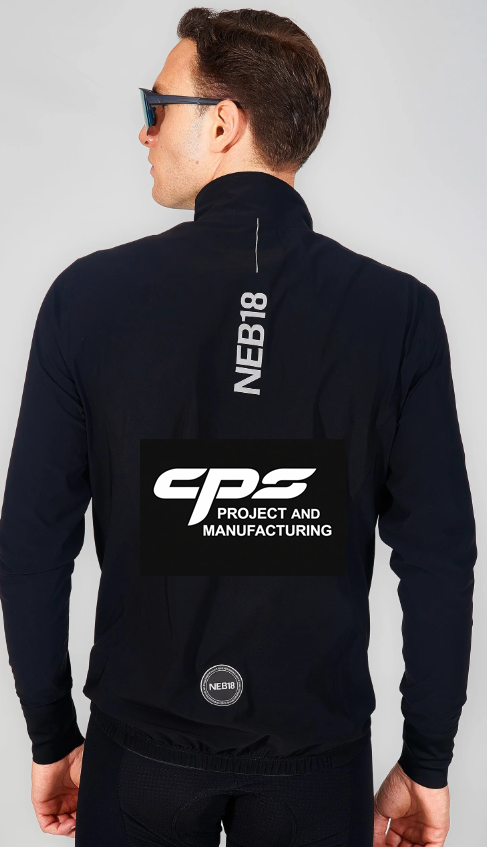 Pissei Rolle CPS Wind Vest Light Blue Polka Dots White