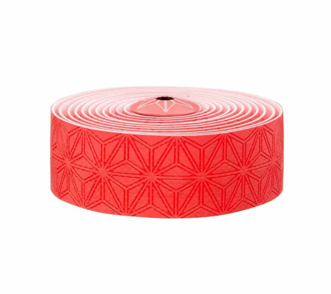 Guidoline Supacaz Super Sticky Kush rouge pour guidon simple 