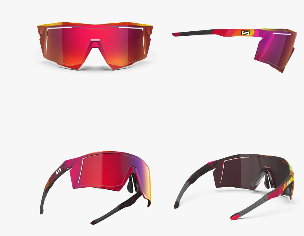 Lunettes de sport Scicon Aerostorm Multimiroir Rouge