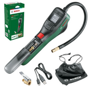 Bosch EasyPump Mini Compressore Portatile A Batteria Con Adattatore A Sgancio Rapido