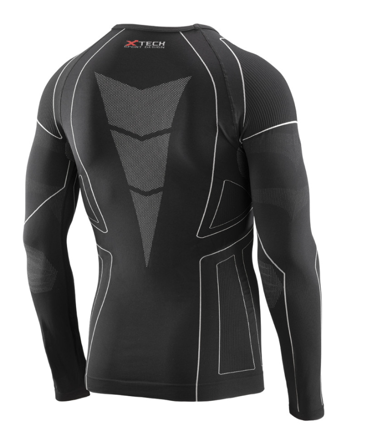 x-tech Race 3 Long Sleeve Crew Neck Jersey Black