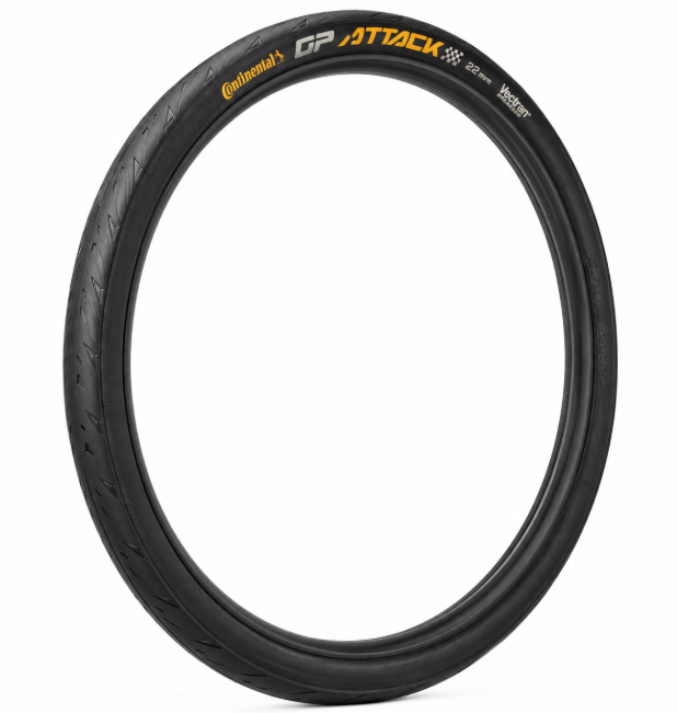 Continental Copertone Grand Prix Attack II 700x22C Vectran Breaker Nero