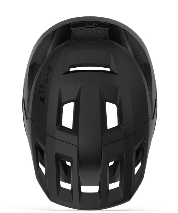 Met Casco Mtb Shelter Nero Opaco