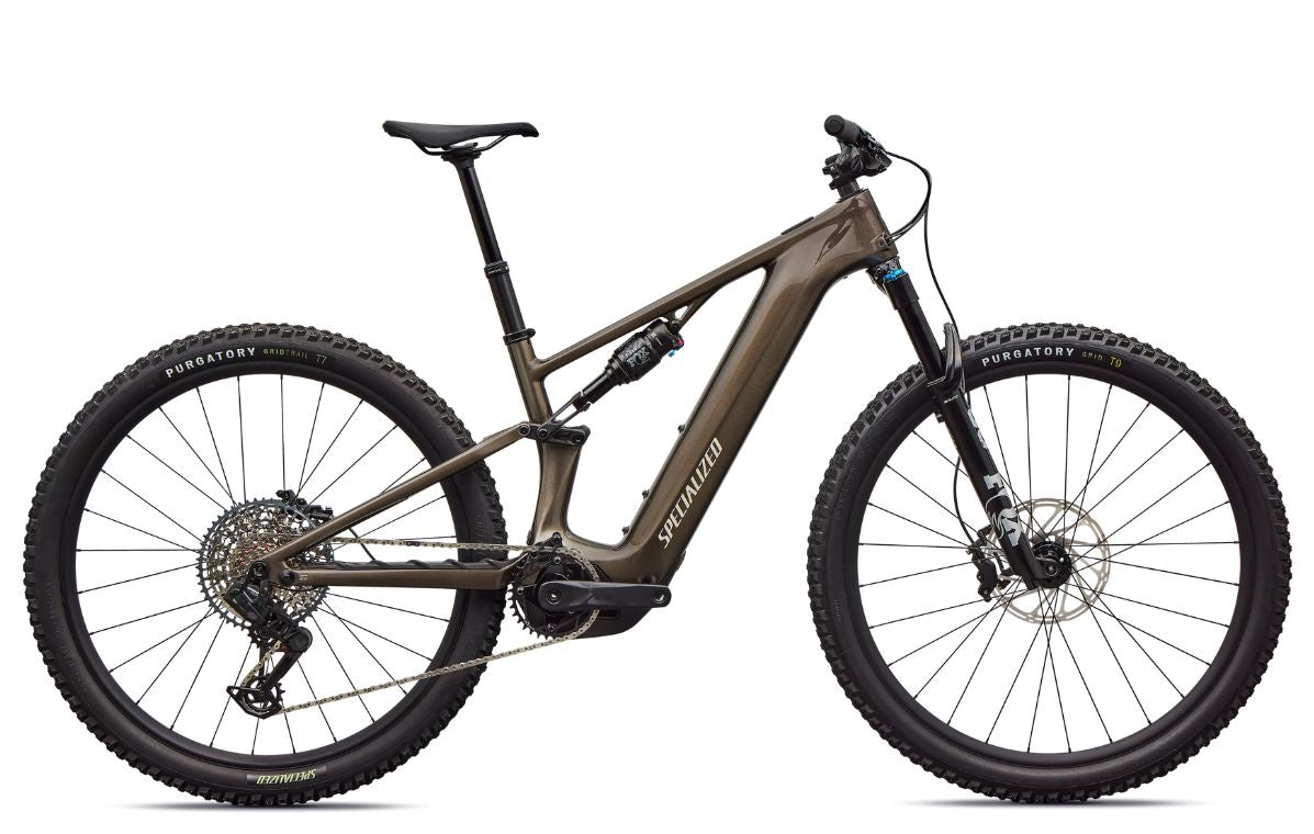 Specialized Bici E-Mtb Turbo Levo R Comp Gloss Gunmetal White