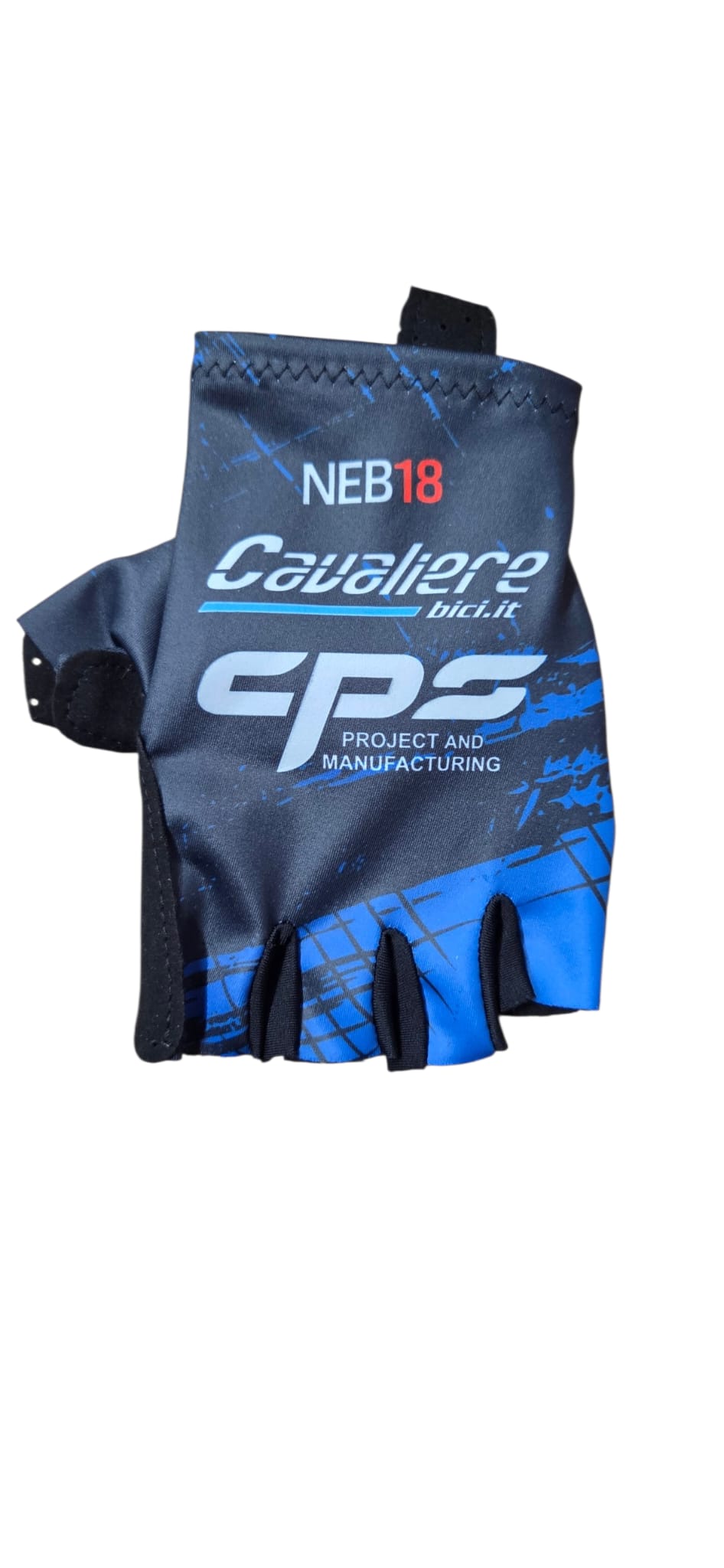 Gants d'été Pissei Onega2 CPS Professional Team Noir/Bleu