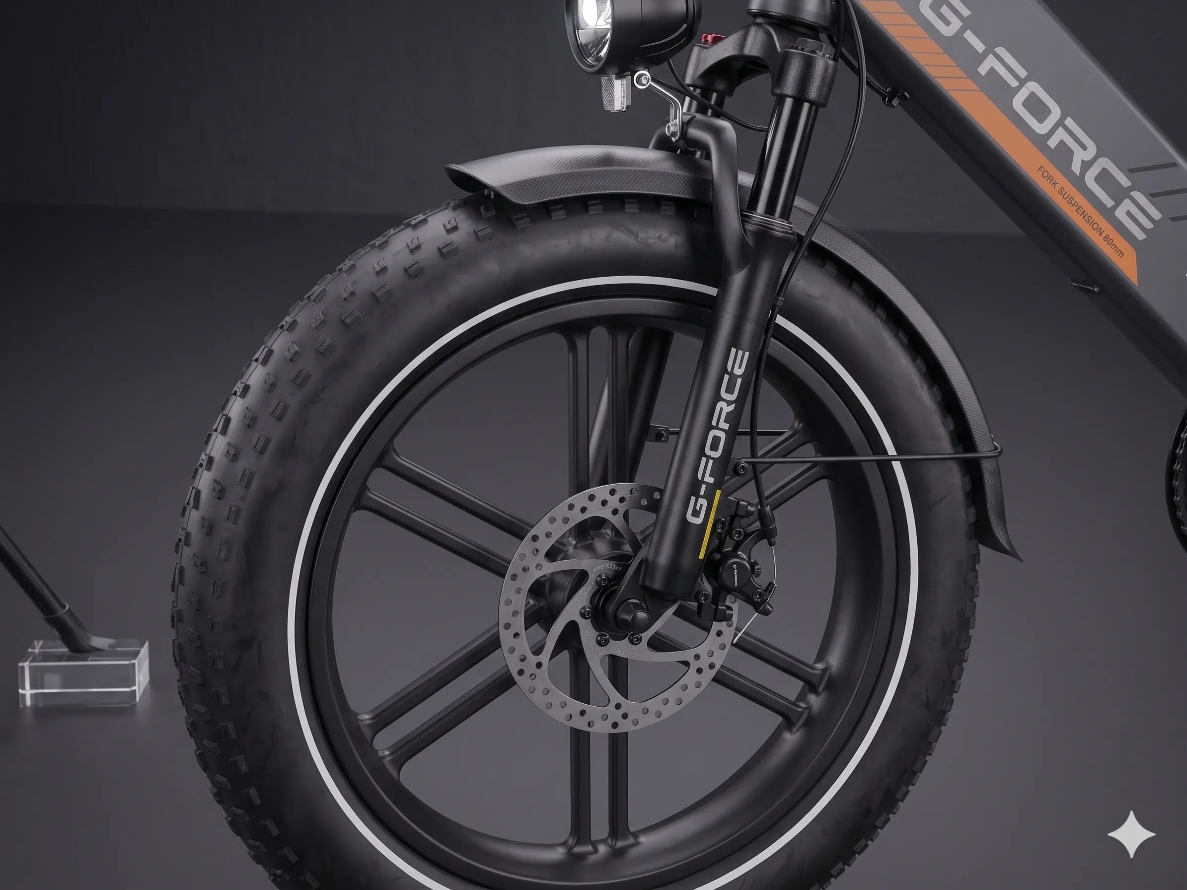 G-Force Bici Elettrica Fat Bike DE-S 2 50Ah 250W/820W Bluetooth