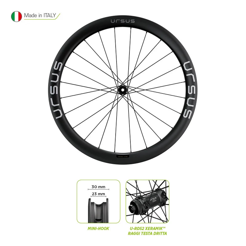 Ursus Ruota Anteriore 28"x50mm PROXIMA R TEAM TLR Ceramic 680gr 24Fori