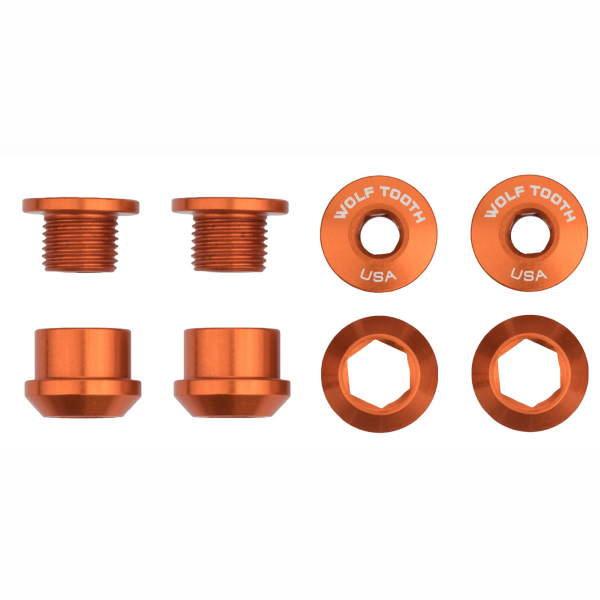 Wolf Tooth Kit Viti e Dadi Corone 4pz 6mm M8x0.75