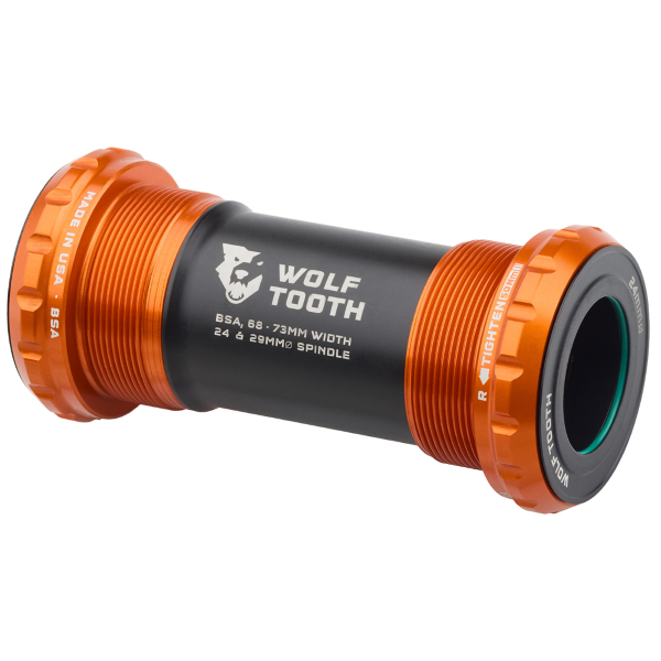 Wolf Tooth Movimento Centrale BSA Filetto Inglese per perno 24mm Shimano