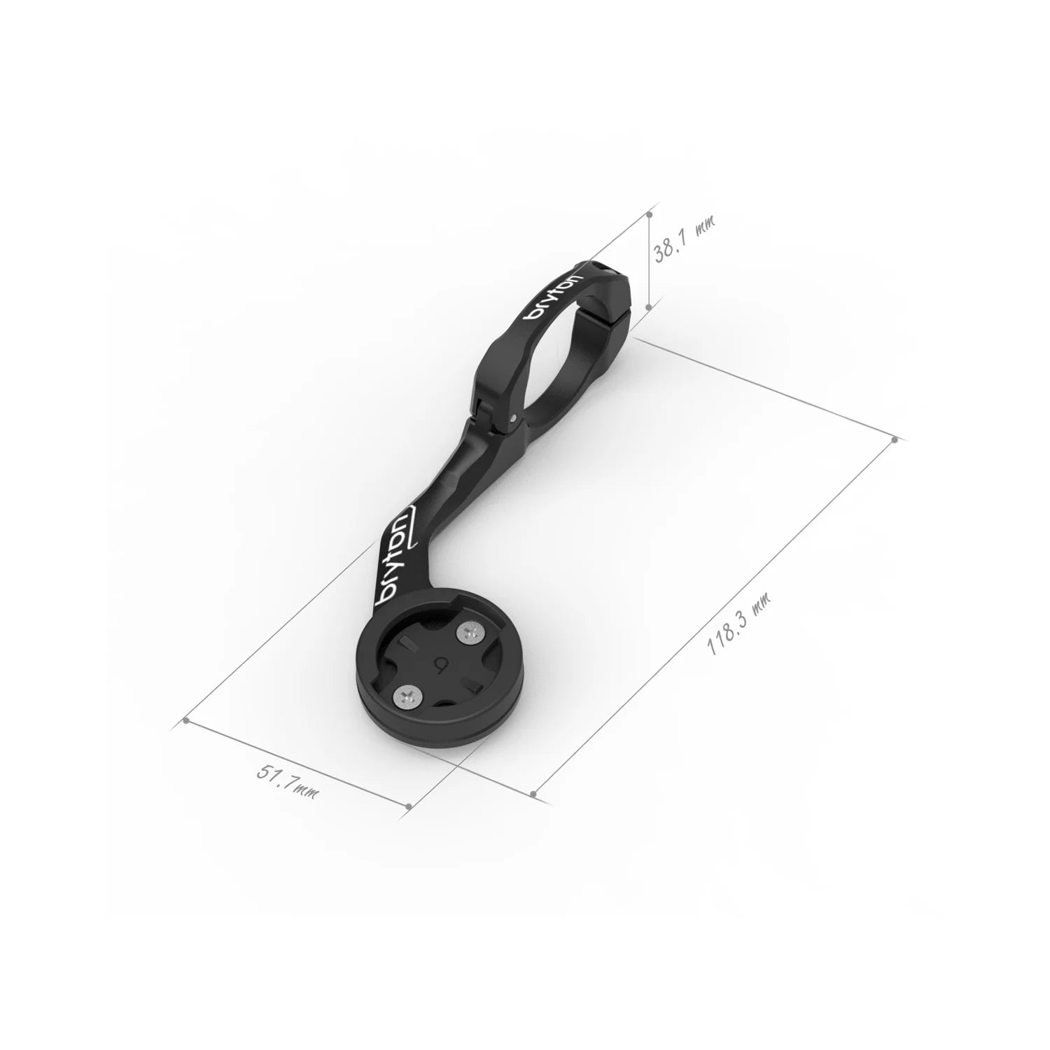 Bryton Staffa Frontale Sport Mount V2 in Alluminio