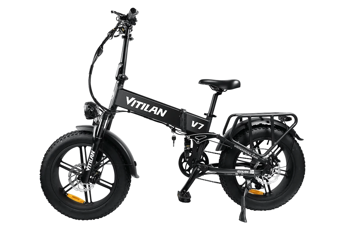 Vitilan Bici Elettrica Fat Bike V7 Full Sospension 250/750W