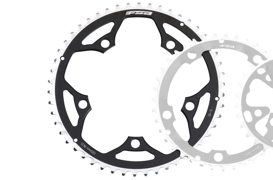FSA Corona Gossamer Pro Road BCD130 52T N10 black w/FSA logo WA462