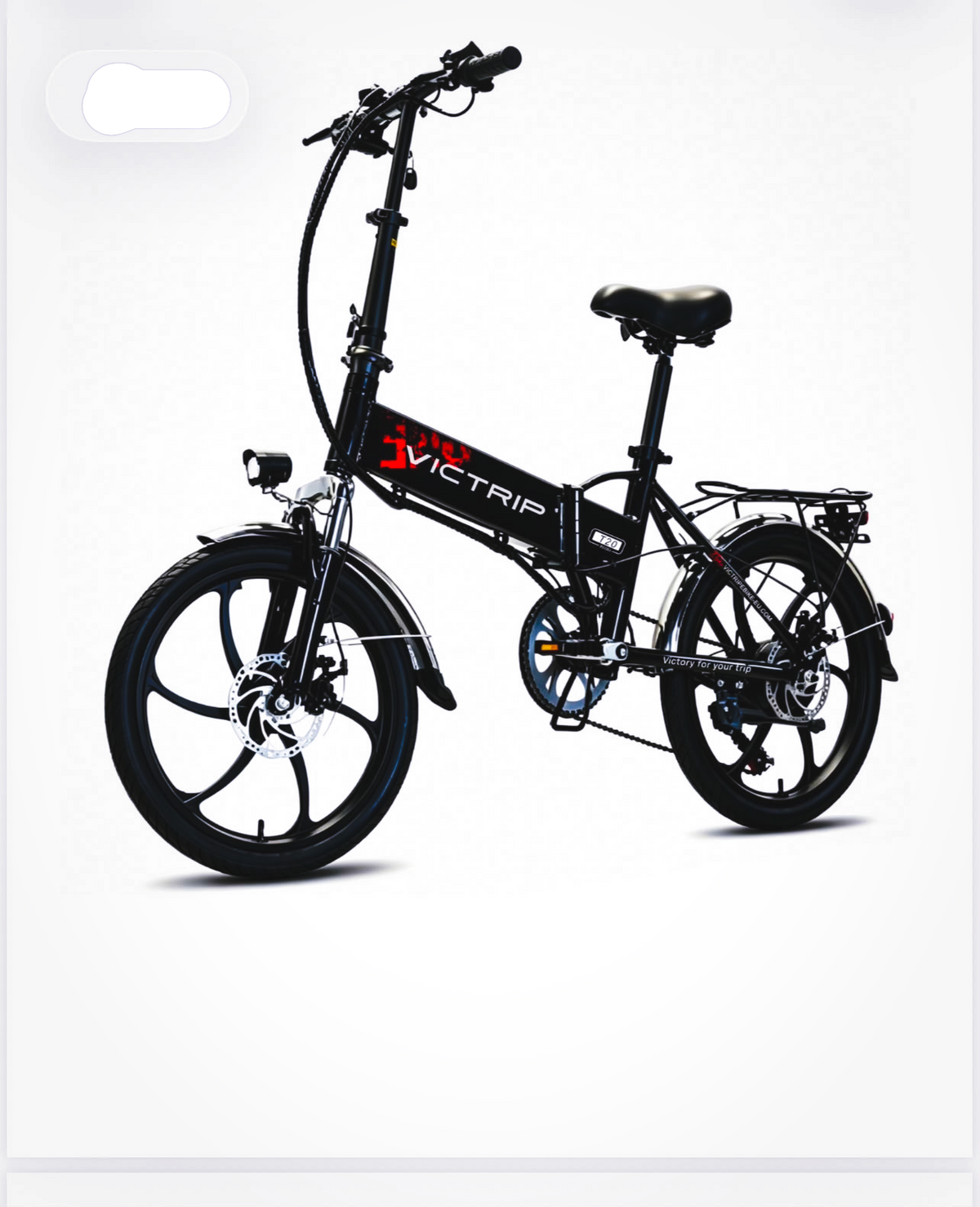 Victrip Bici Elettrica Fat Bike T20 250w/750w