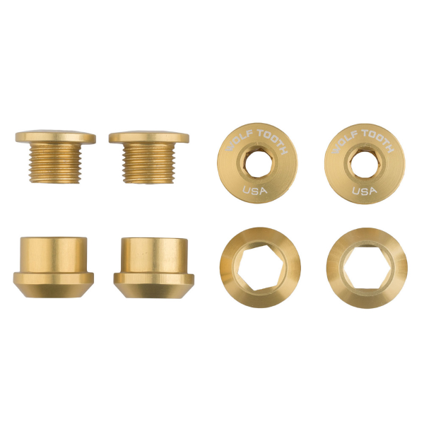 Wolf Tooth Kit Viti e Dadi Corone 4pz 6mm M8x0.75
