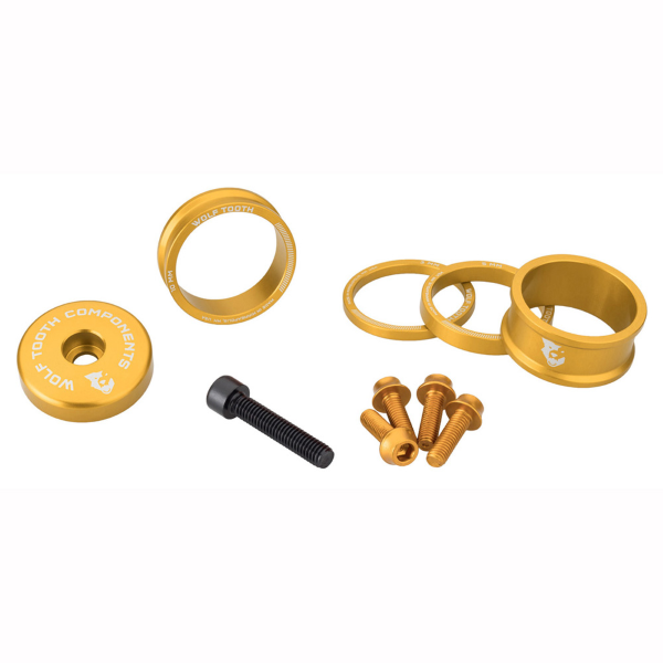 Wolf Tooth Kit Spessori e Viti Alluminio Anodizzato