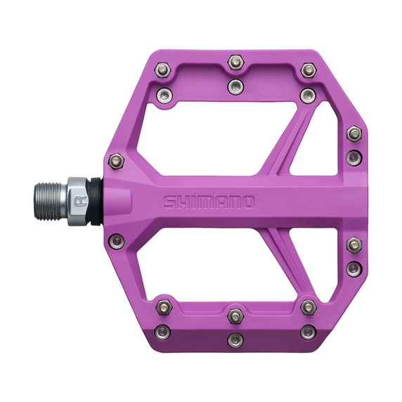 Shimano Pedali Flat PD-GR400 Mtb Trail Antiscivolo