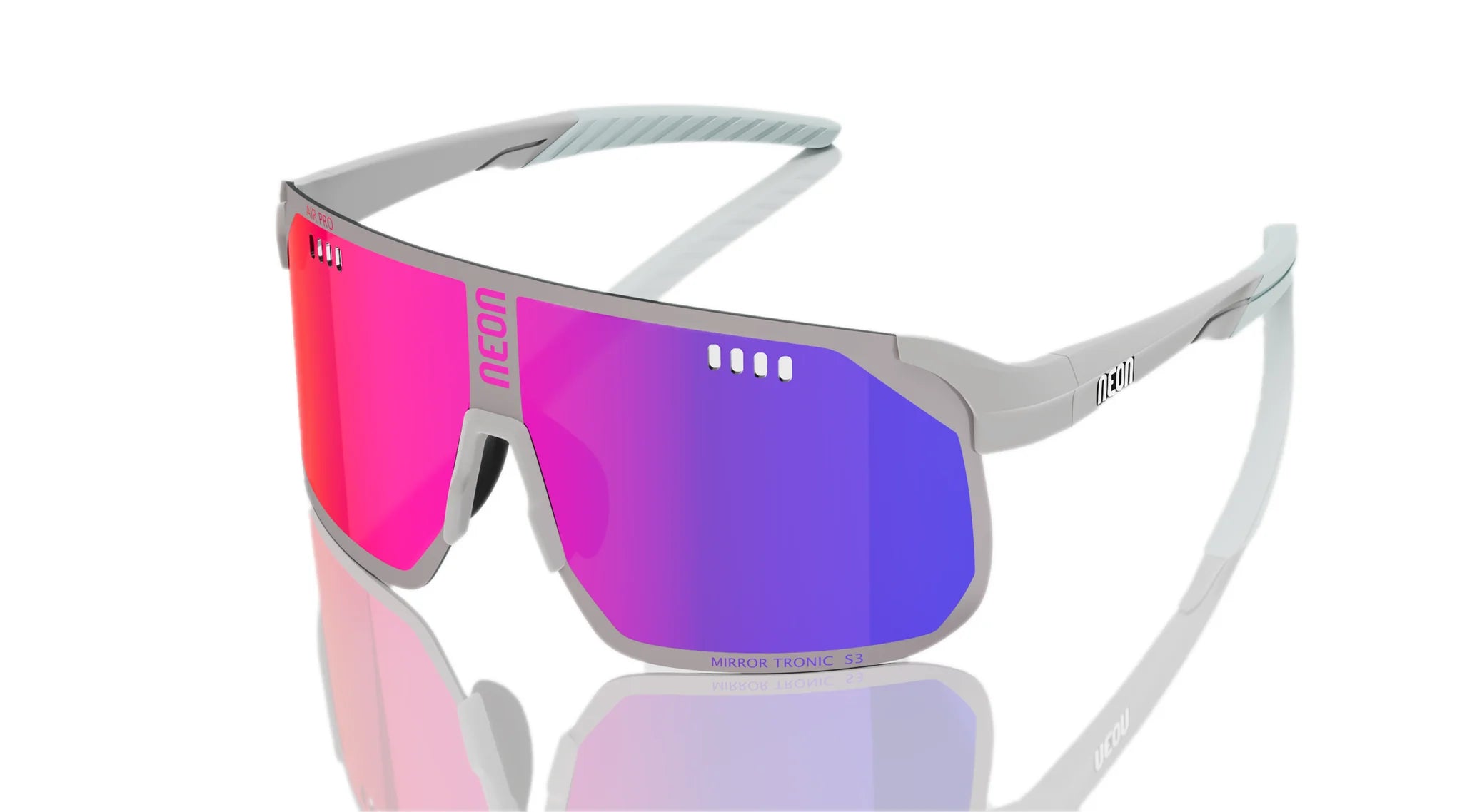 Neon Optic Occhiali Air Pro 2.0 White Matt Mirror HD Vision