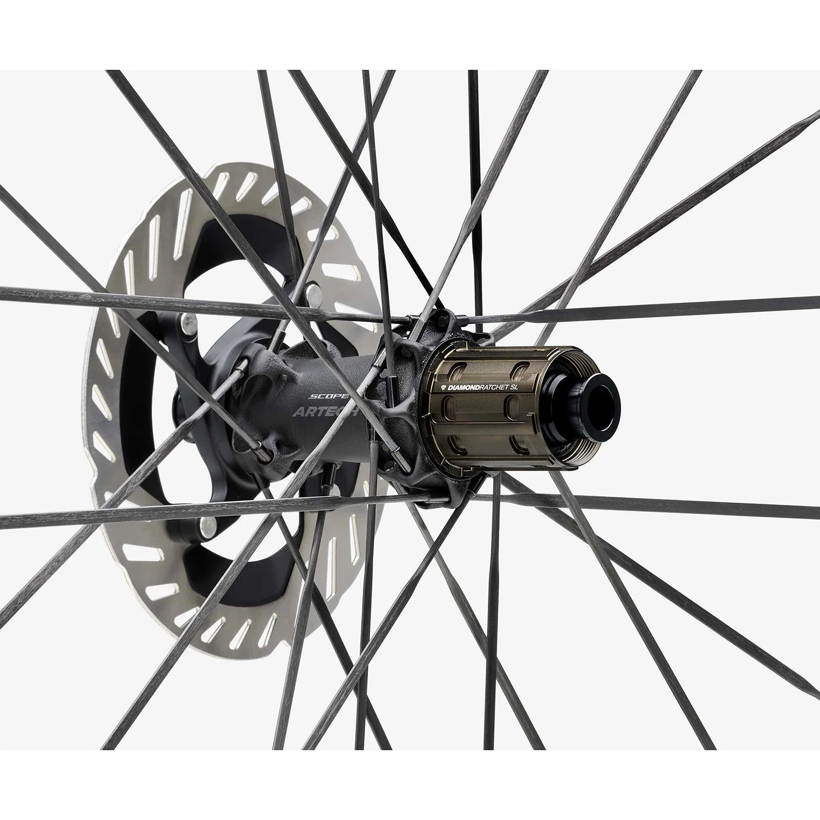 Scope Ruote Artech 6 Carbon Db White
