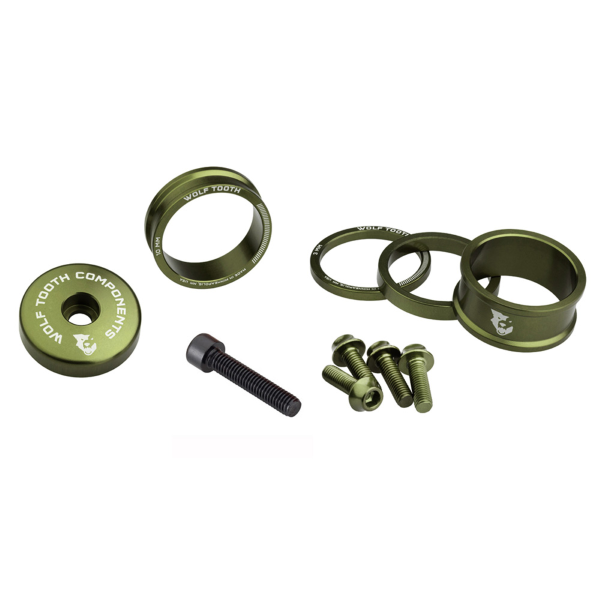 Wolf Tooth Kit Spessori e Viti Alluminio Anodizzato