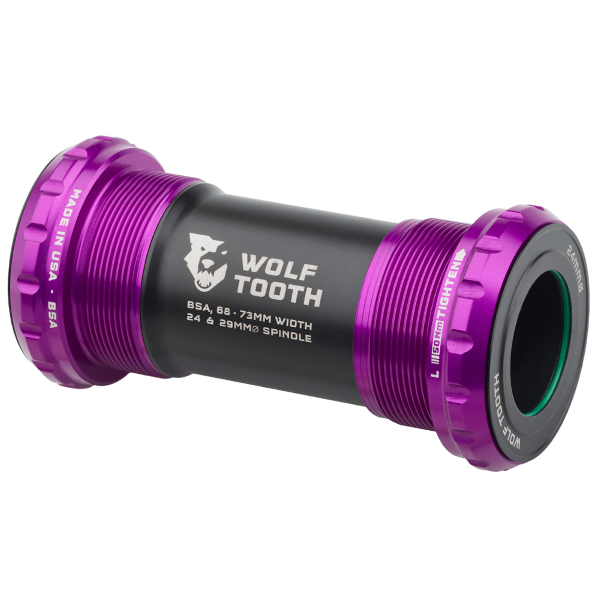 Wolf Tooth Movimento Centrale BSA Filetto Inglese per perno 24mm Shimano